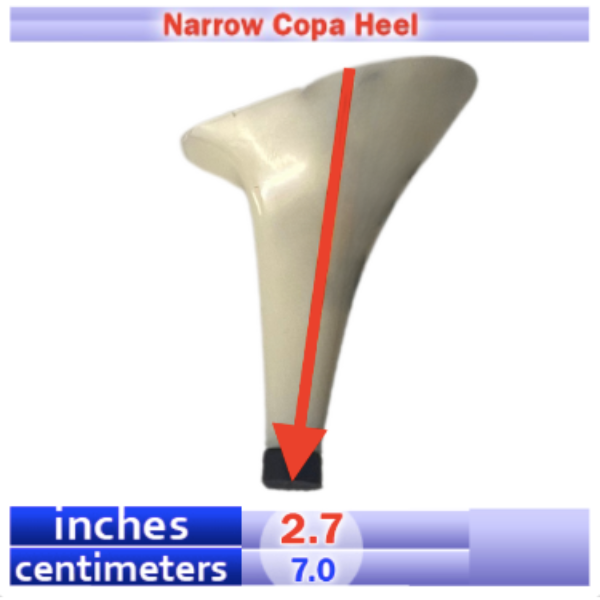 Copa estrecha 2.7 pulgadas/ 7.0 cm