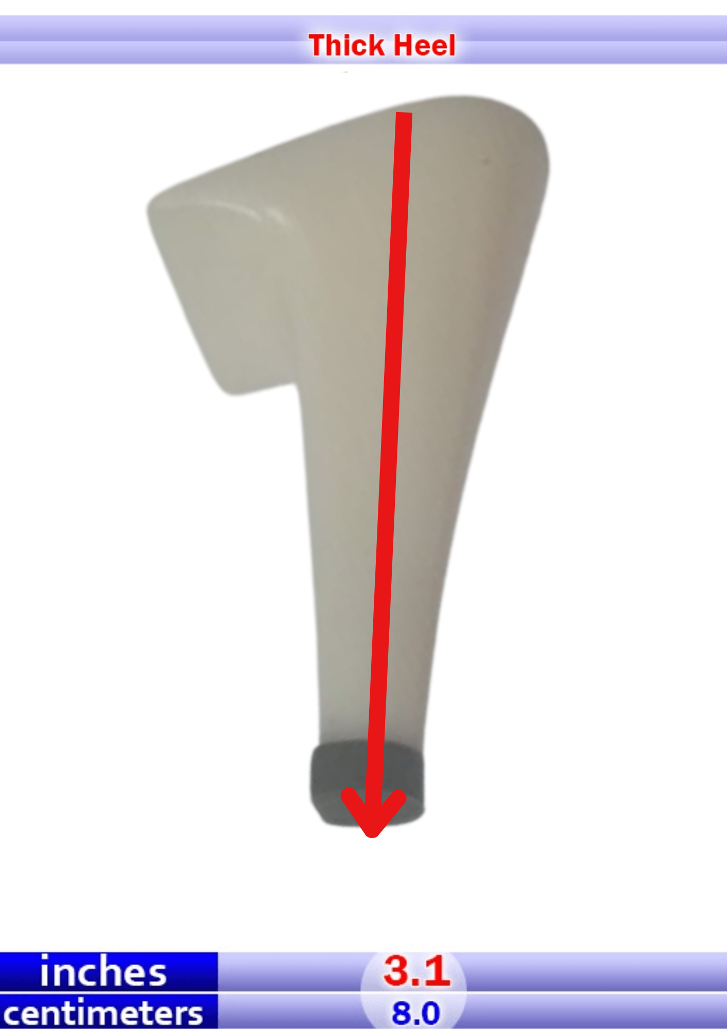 Grosor 3.1 pulgadas/7.0 cm